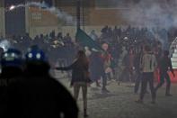 Protest amid coronavirus disease (COVID-19) outbreak in Rome