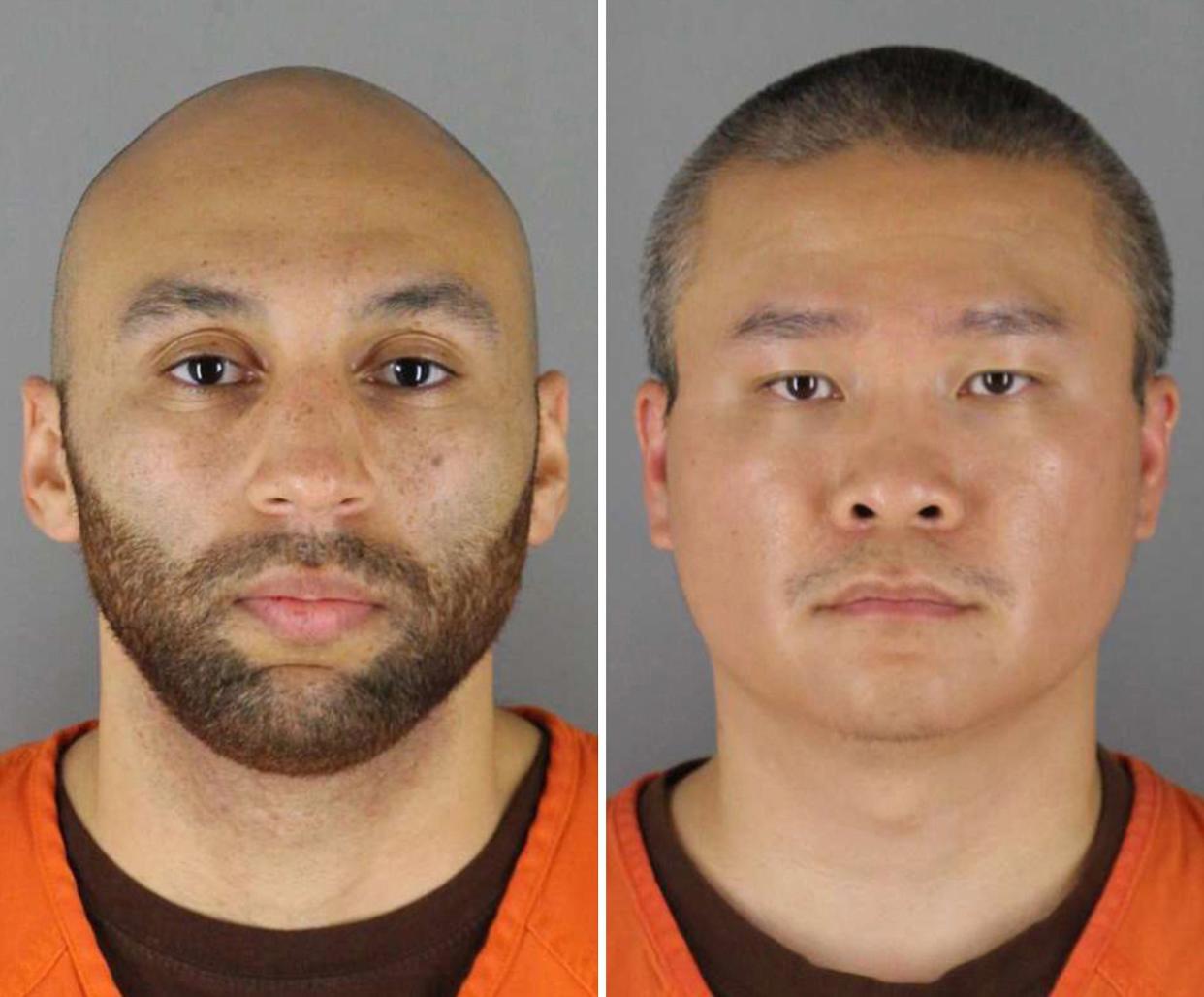 J. Alexander Kueng (left) and Tou Thao are not scheduled to be tried in October.