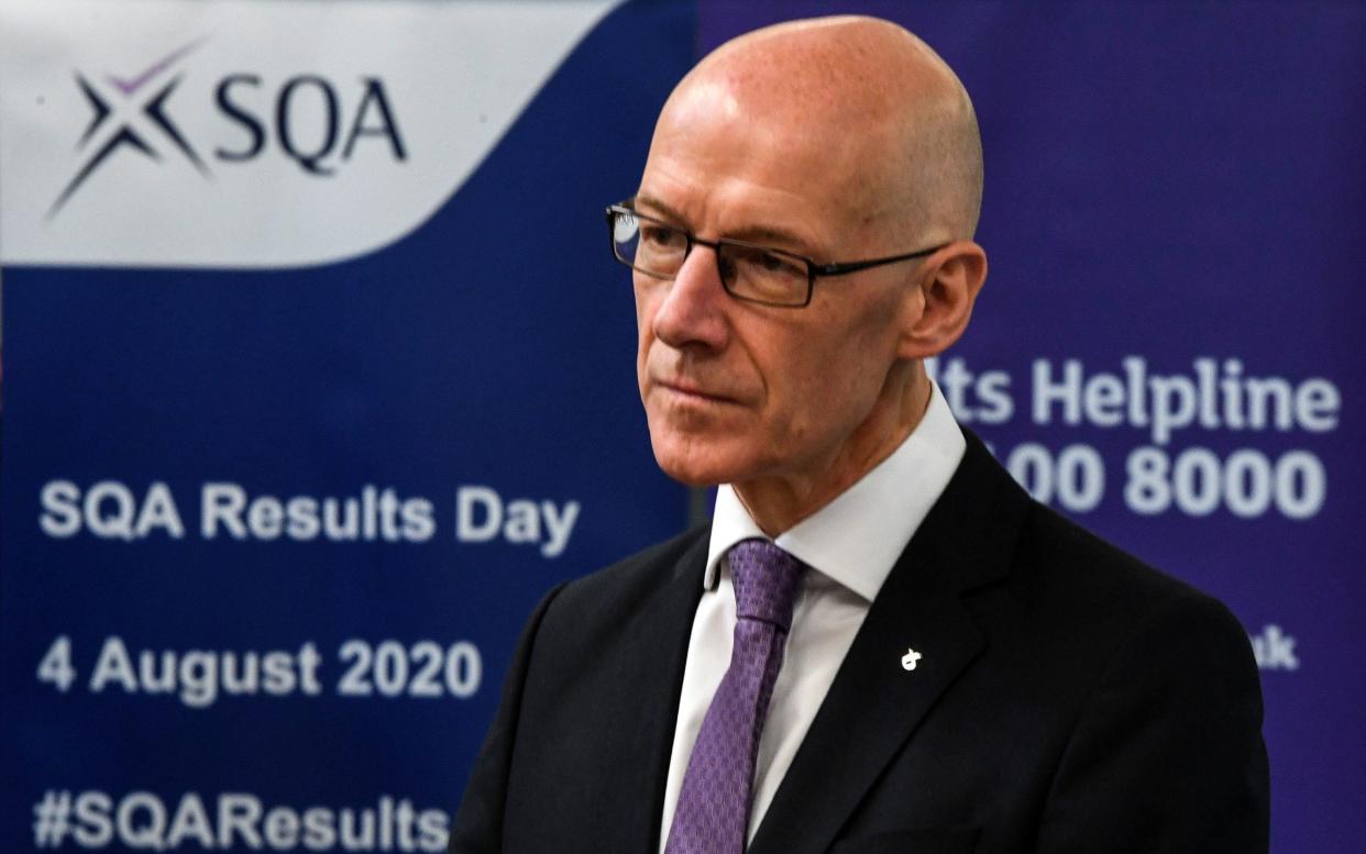 John Swinney, the education secretary, has been urged to act -  Andy Buchanan/PA