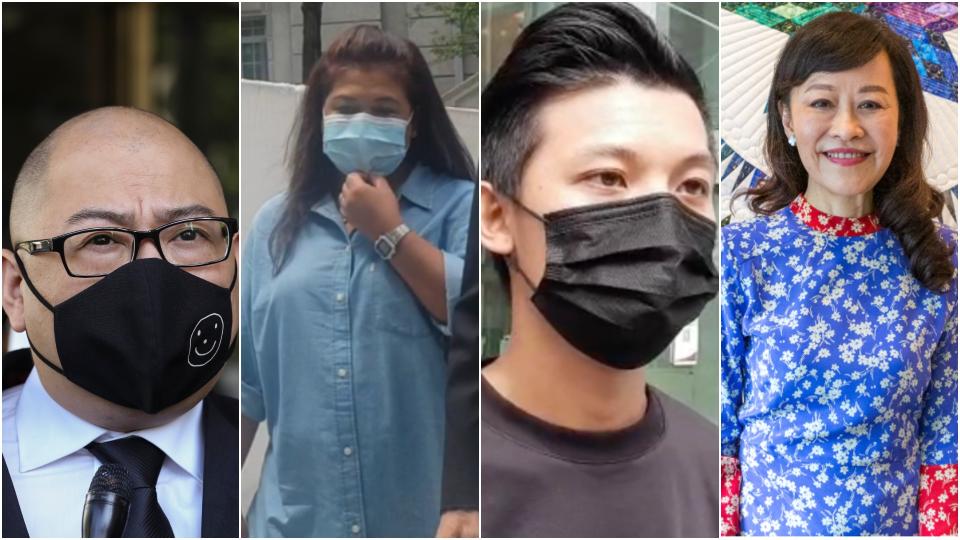 From left: Terry Xu, Parti Liyani, Chan Jia Xing, Lee Suet Fern (PHOTO: Yahoo News Singapore file photos)