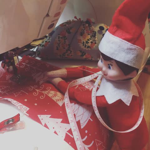 32) Elf on the Shelf sewing