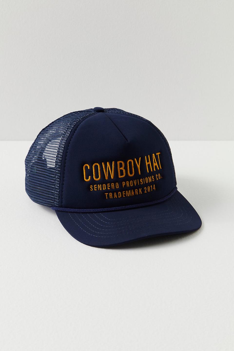 <p><a href="https://go.redirectingat.com?id=74968X1596630&url=https%3A%2F%2Fwww.freepeople.com%2Fshop%2Fcowboy-baseball-hat%2F&sref=https%3A%2F%2Fwww.seventeen.com%2Ffashion%2Ftrends%2Fg43624244%2Fcoastal-cowgirl-aesthetic-tik-tok%2F" rel="nofollow noopener" target="_blank" data-ylk="slk:Shop Now;elm:context_link;itc:0" class="link ">Shop Now</a></p><p>Cowboy Baseball Hat</p><p>$38.00</p><p>freepeople.com</p><span class="copyright">Free People</span>