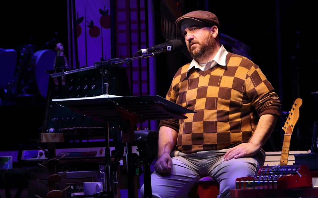 Stephen Merritt onstage at the Barbican - Redferns