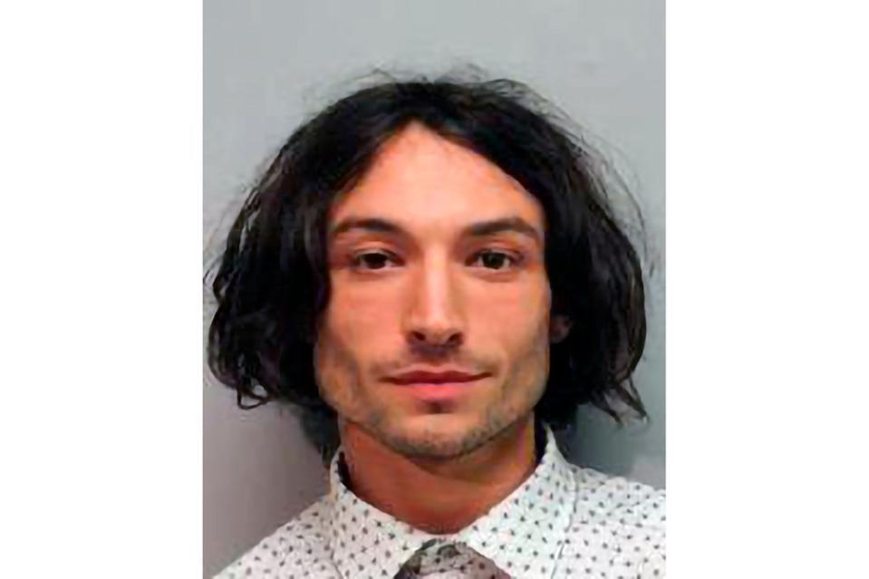 Flash actor Ezra Miller’s mugshot after arrest in Hawaii (Hawaii Police Department/AP)