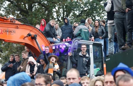 Demonstration of Dutch farmers in The Hague