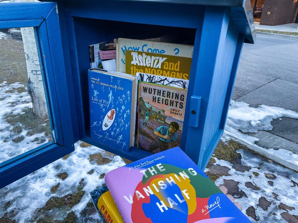 A free little library in Aspen