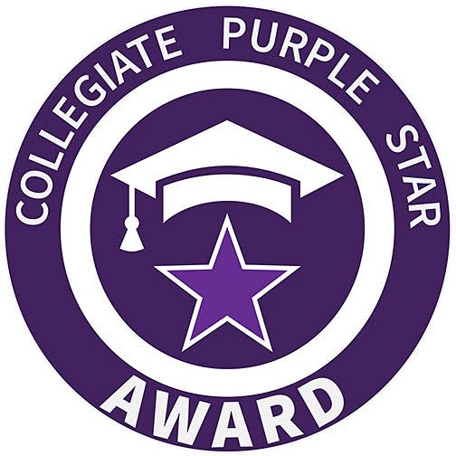 Marion Tech is the recipient of the Collegiate Purple Star award for its support of military-connected students.