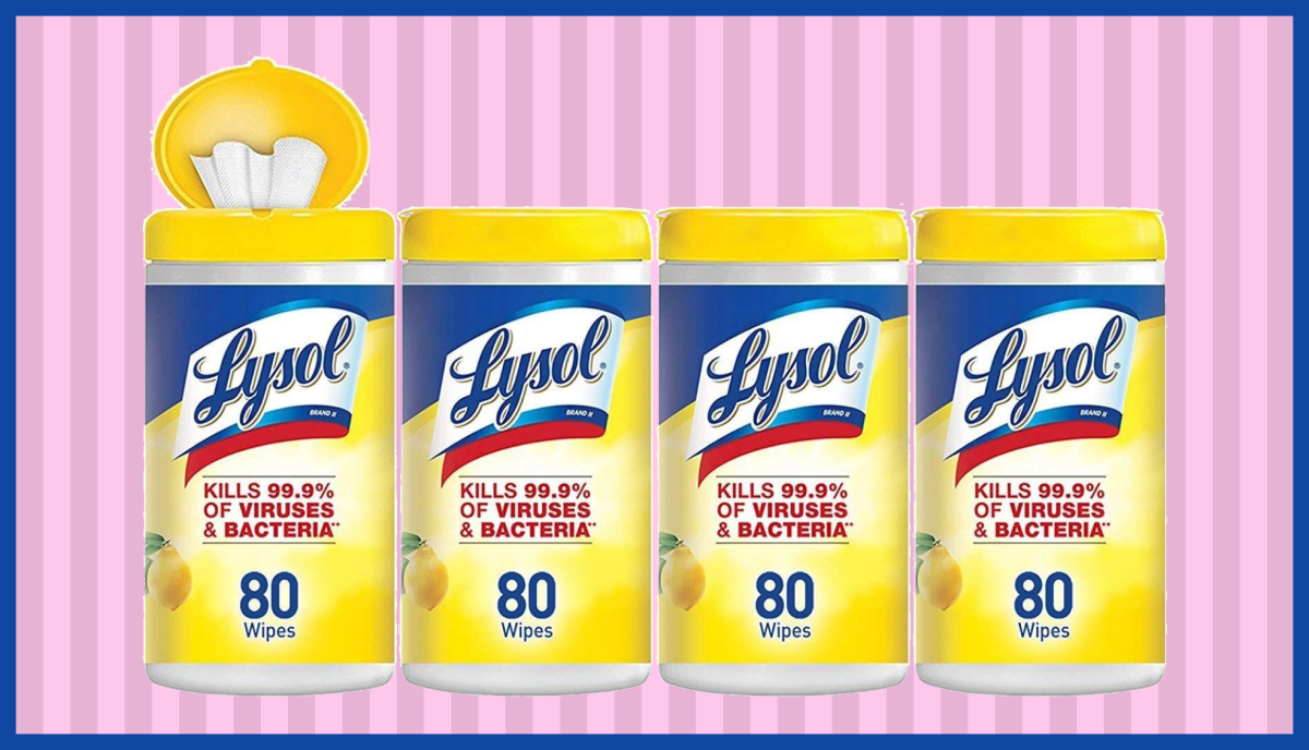 LYSOL® Disinfecting Wipes - Lemon & Lime Blossom (Canister)