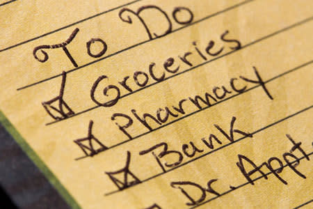 9. Make a quick to-do list at the end of every day