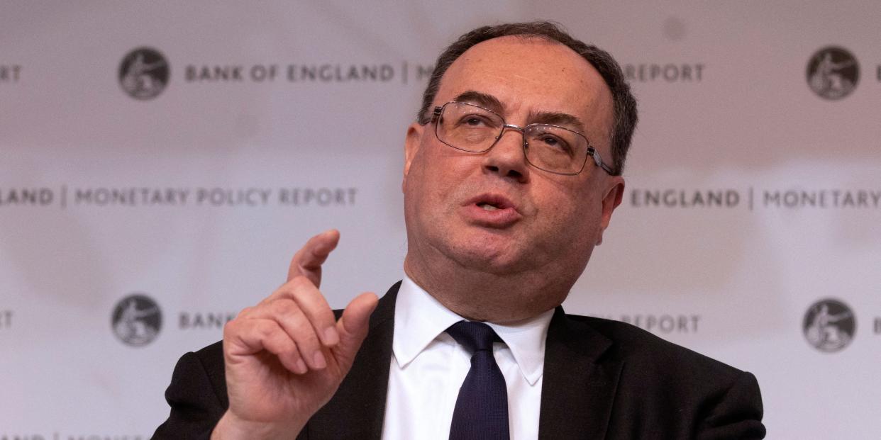 Bank of England Governor Andrew Bailey