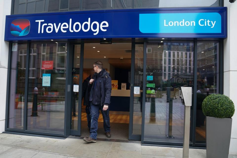 A general view of a Travelodge hotel (Kirsty O’Connor/PA) (PA Archive)