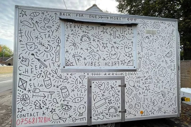 Their eye-catching trailer has been hand-painted by local artist Tim Smithen, better known as Prisonstyle