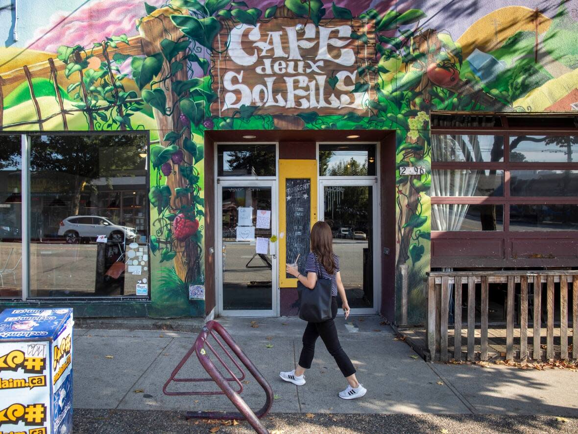 The owner of Cafe Deux Soleil has decided to close the business after 28 years on Commercial Drive in East Vancouver. (Ben Nelms/CBC - image credit)