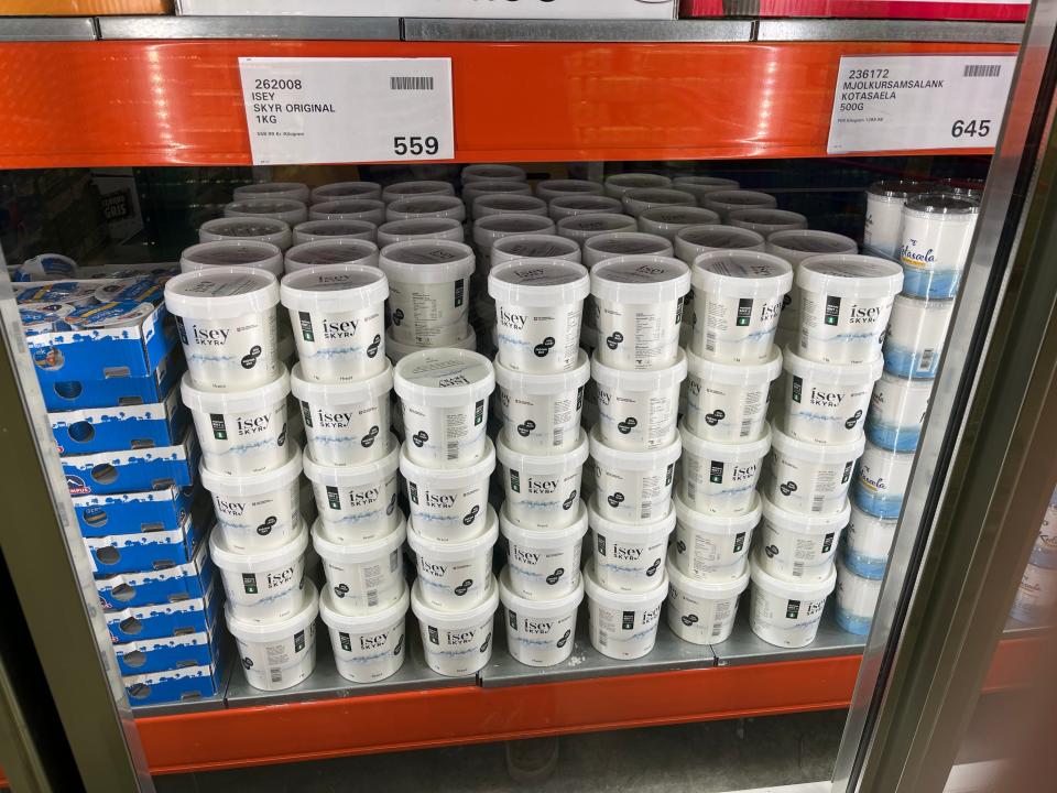 Skyr at Costco in Iceland.