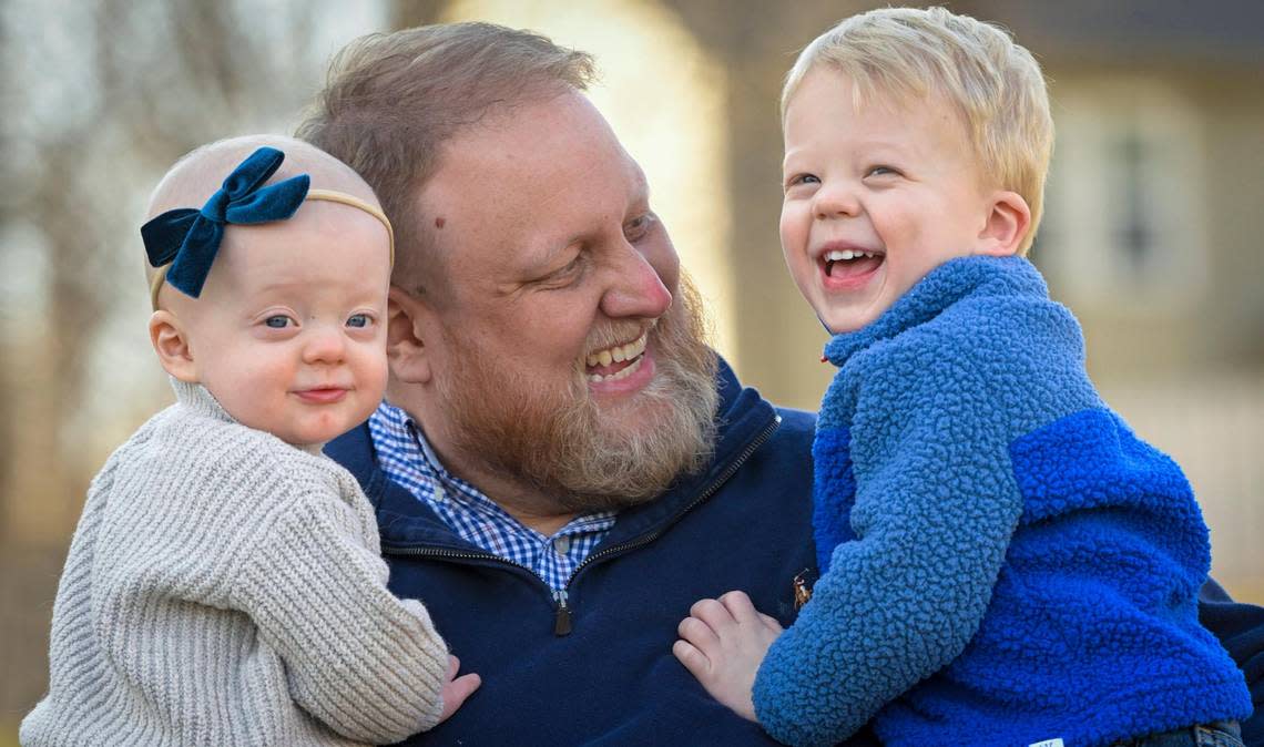 Jimmy Faseler of Shawnee is now married with two children, Millie, who is 15 months old, and Charlie, almost 3. In March 2015, a burglar shot him and he needed donated blood from 28 people, his “gift of life.”