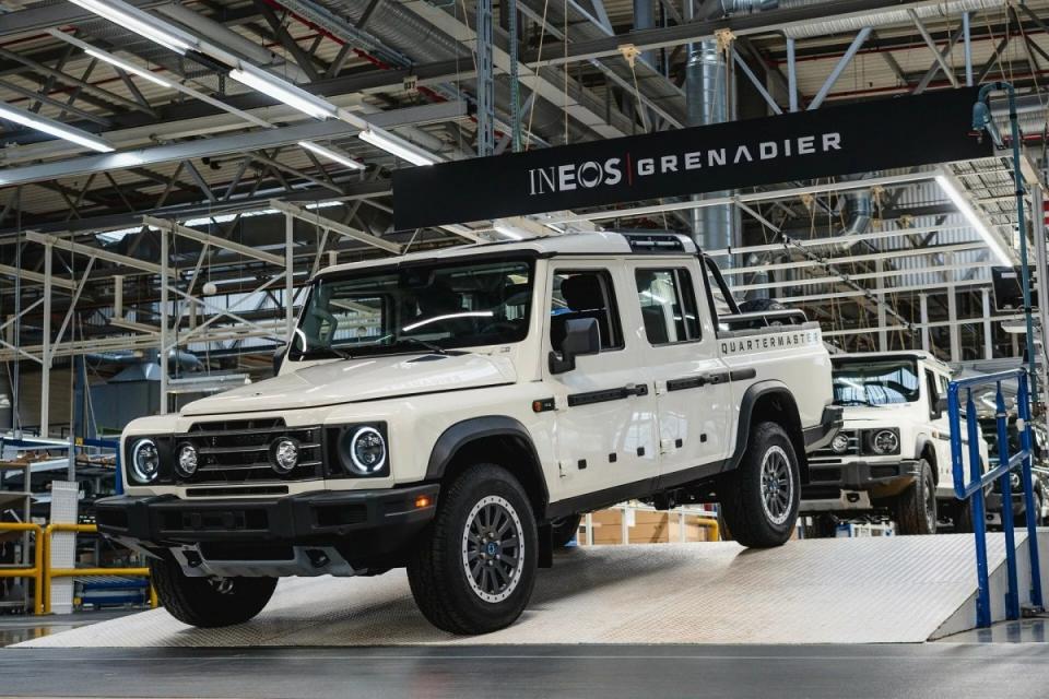 Ineos Grenadier Quartermaster皮卡車型已經下線，預計12月就會在歐洲市場開始交車。