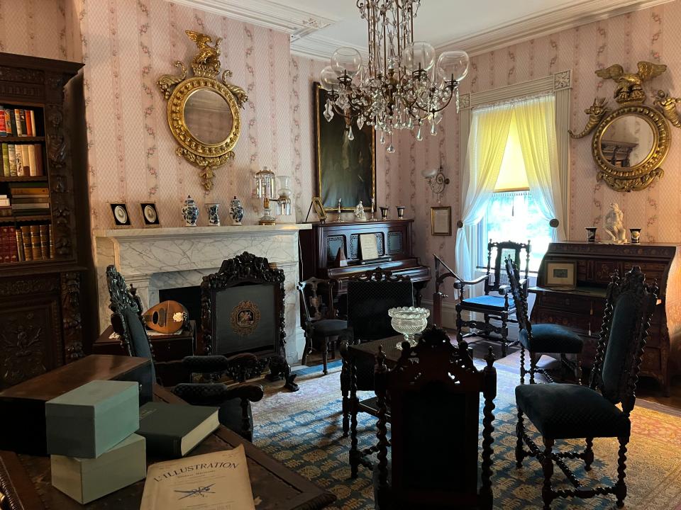 The music room at Locust Grove.