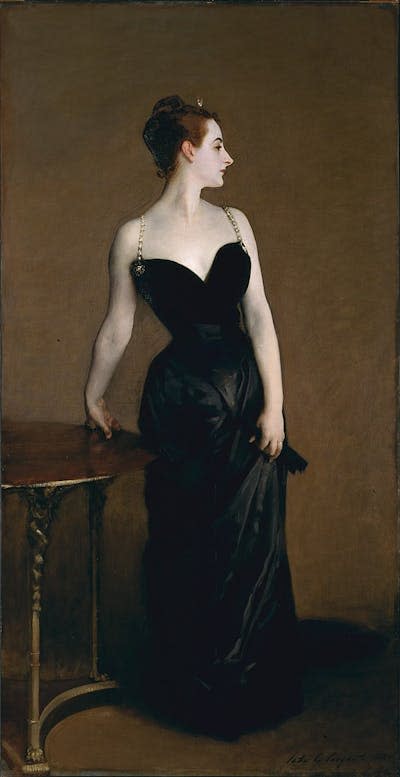 Madame Pierre Gautreau John Singer Sargent. Wikimedia Commons