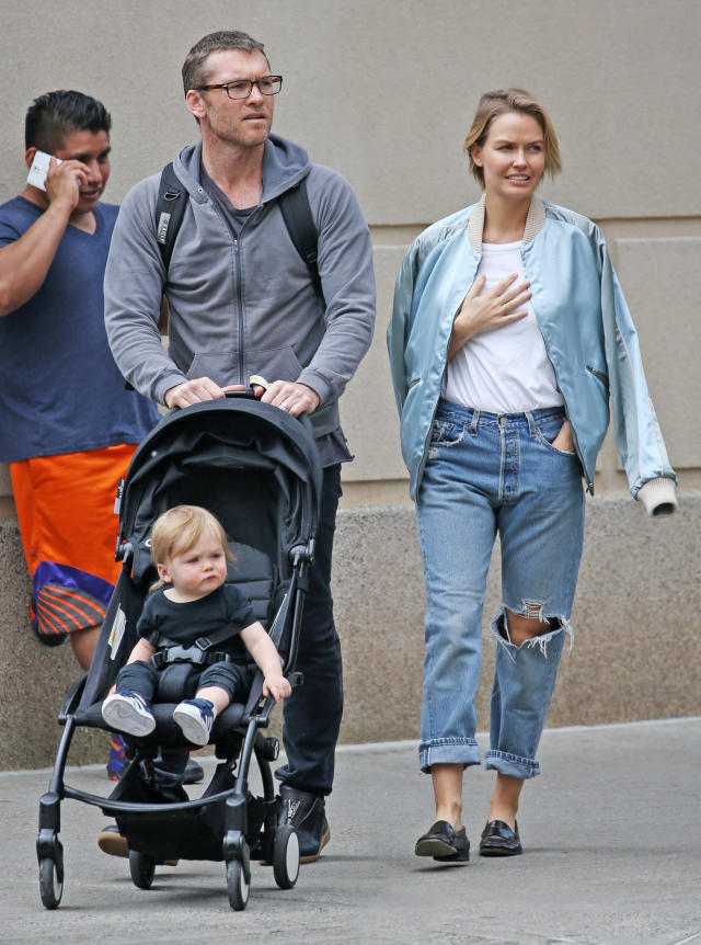 Lara Bingle pregnant with third boy wears Louis Vuitton pyjamas