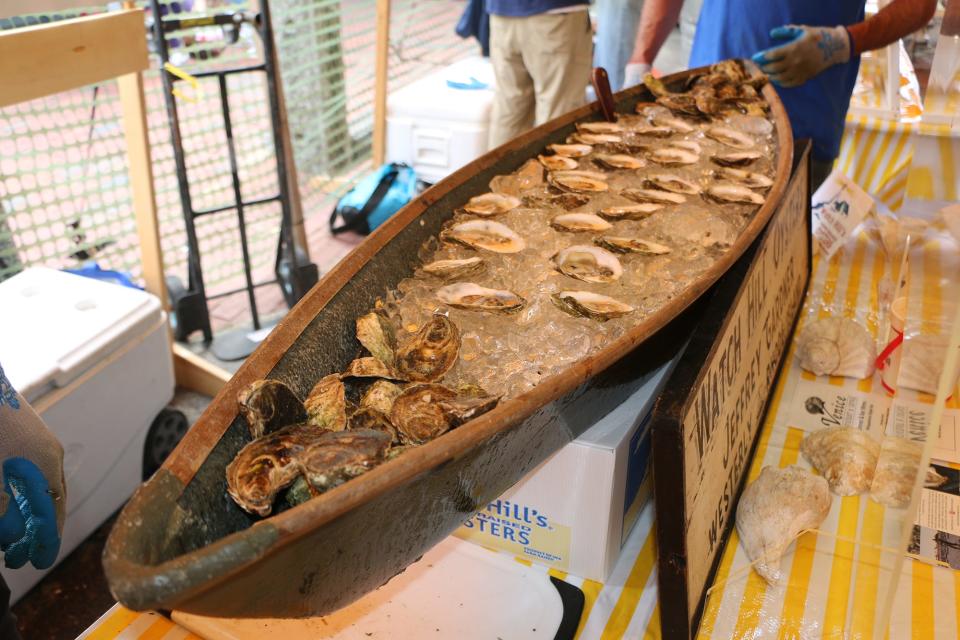 Some of the offerings at the 2021 Newport Oyster & Chowder Festival.