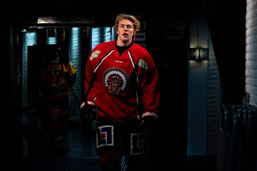 Simon Edvinsson is a mobile 6-foot-5 defenseman from Sweden who's ranked by NHL Central Scouting as one of the top prospects in the 2021 NHL draft, which starts Friday.
