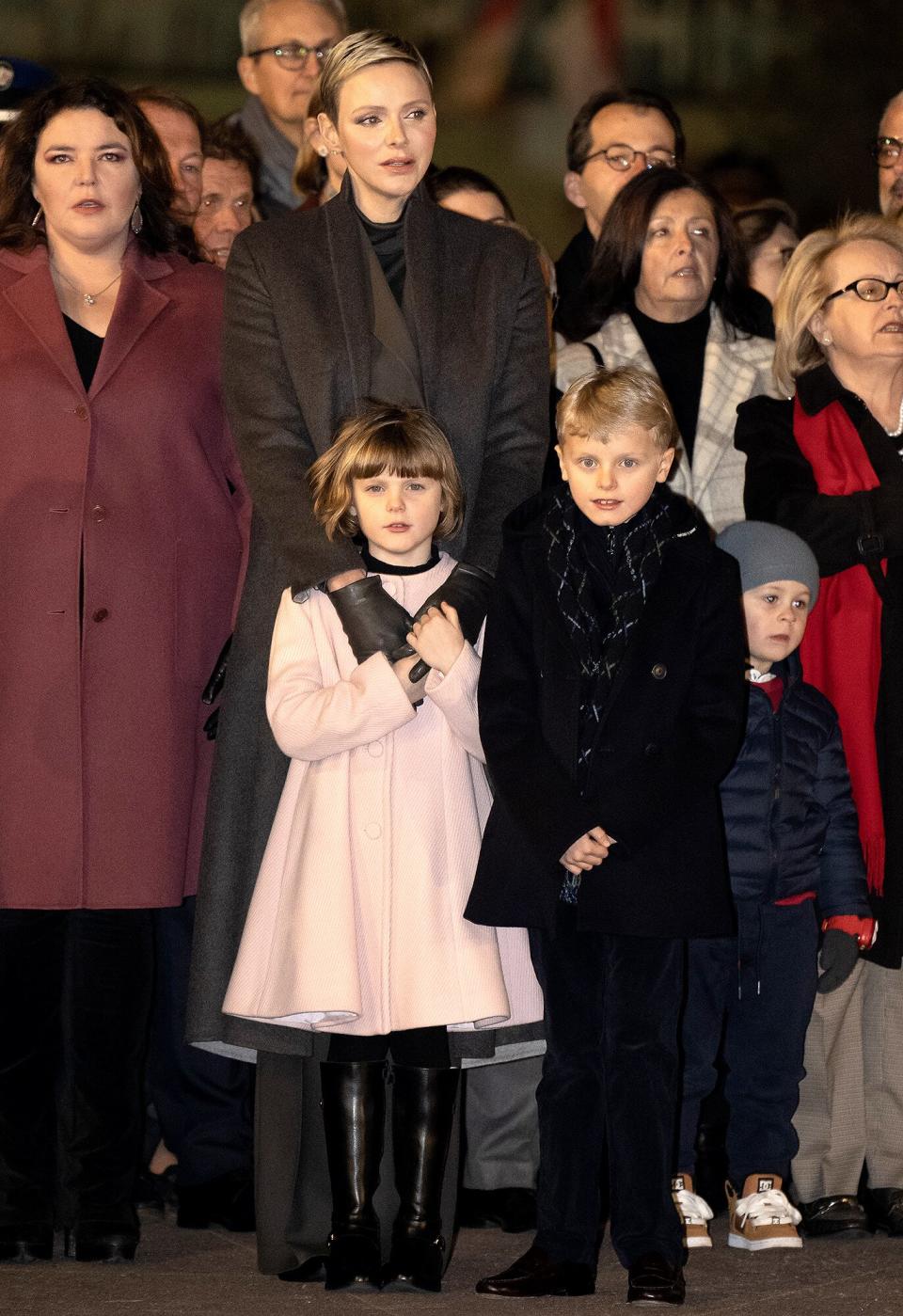 Prince Jacques of Monaco, Princess Gabriella of Monaco, Princess Charlene of Monaco