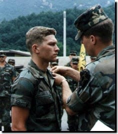 Country music hit-maker Craig Morgan during his active duty service in the Army circa 1987-1988.