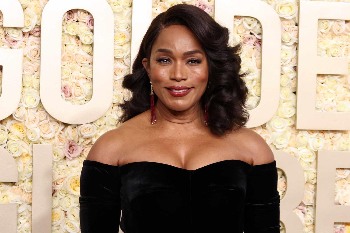 Angela Bassett Rocks Sexy, FigureFlaunting Velvet Gown at 2024 Golden