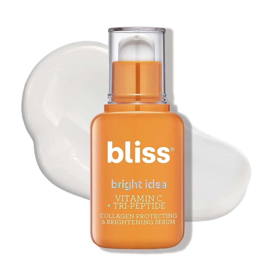 Bliss Bright Idea Vitamin C + Tri-Peptide Brightening Serum on white background