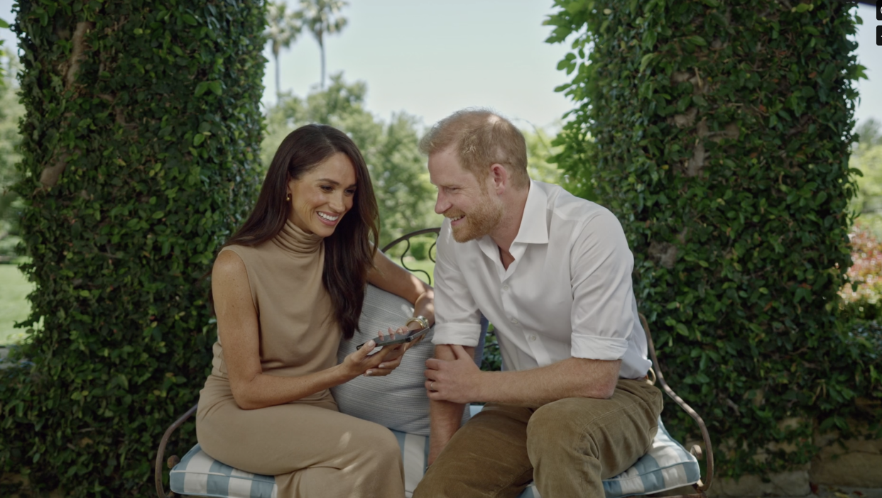 Meghan and Harry spoke on the phone to the inaugural cohort of recipients of their Responsible Technology Youth Power Fund. (Duke and Duchess of Sussex)