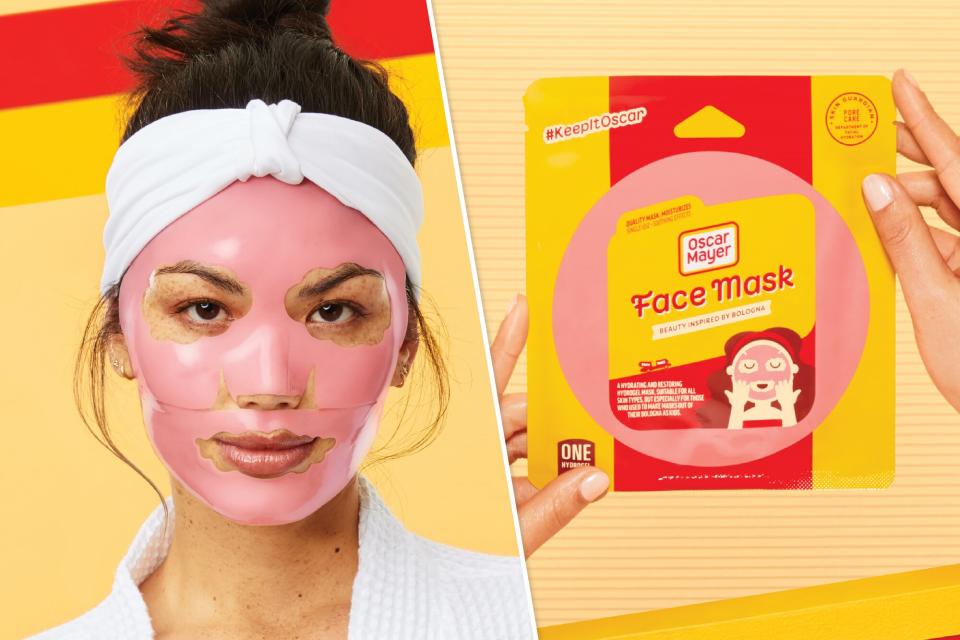 Oscar Mayer Bologna Face Mask