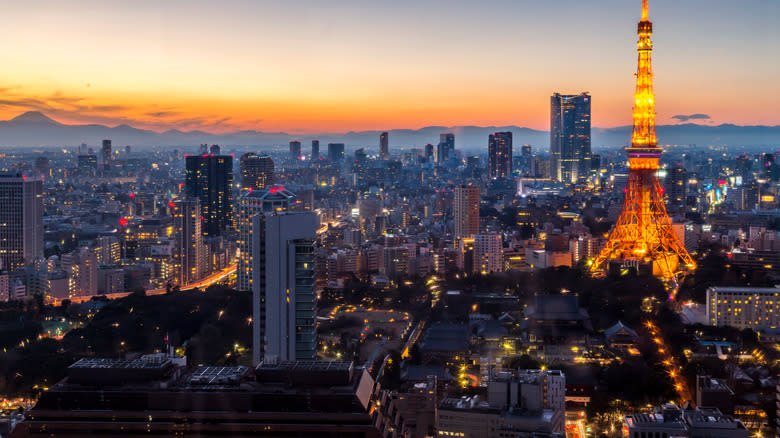 Tokyo skyline