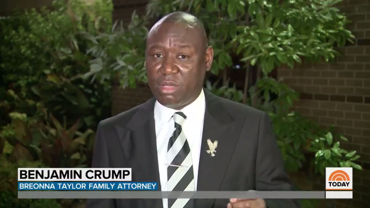 Benjamin Crump, lawyer for the family of Breonna Taylor (NBC Today )