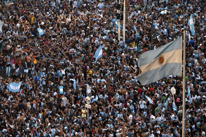 Obelisco, Buenos Aires, Argentina (Foto de: Luis ROBAYO / AFP) (Foto de: LUIS ROBAYO/AFP via Getty Images)