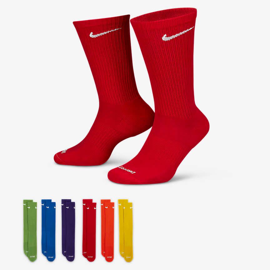 <p><a href="https://go.redirectingat.com?id=74968X1596630&url=https%3A%2F%2Fwww.nike.com%2Ft%2Feveryday-plus-cushioned-training-crew-socks-6-pairs-vlRw4Q&sref=https%3A%2F%2Fwww.menshealth.com%2Ffitness%2Fg43177553%2Fbest-athletic-socks%2F" rel="nofollow noopener" target="_blank" data-ylk="slk:Shop Now;elm:context_link;itc:0;sec:content-canvas" class="link ">Shop Now</a></p><p>Everyday Plus Cushion Training Crew Socks</p><p>nike.com</p><p>$28.00</p><span class="copyright">Courtesy of Retailer</span>