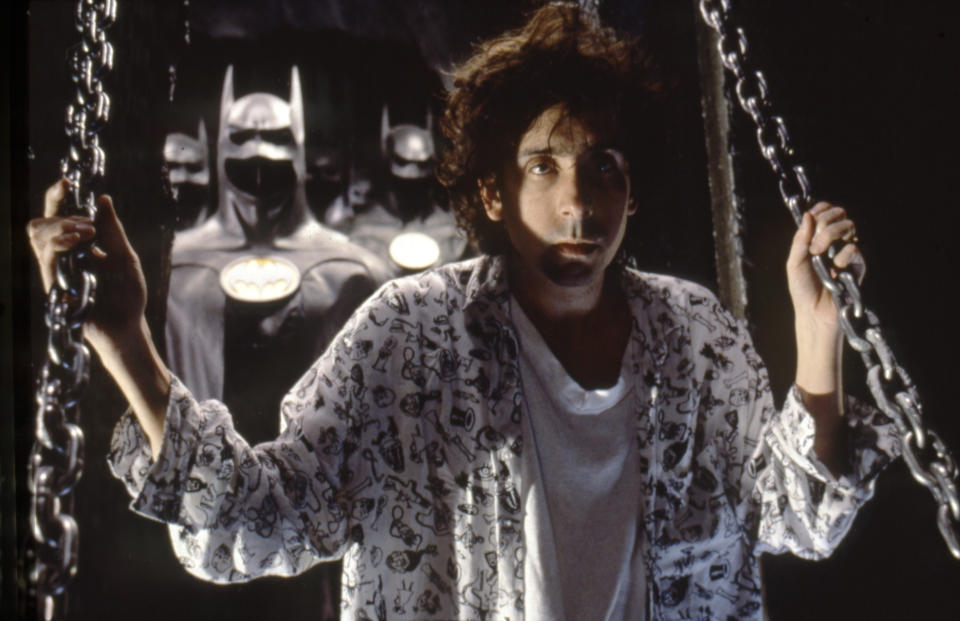 American director Tim Burton on the set of his movie Batman Returns. (Photo by Warner Bros. Pictures/Sunset Boulevard/Corbis via Getty Images)