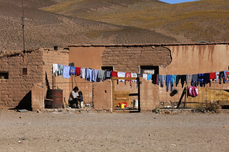 Una casa típica de Olacapato