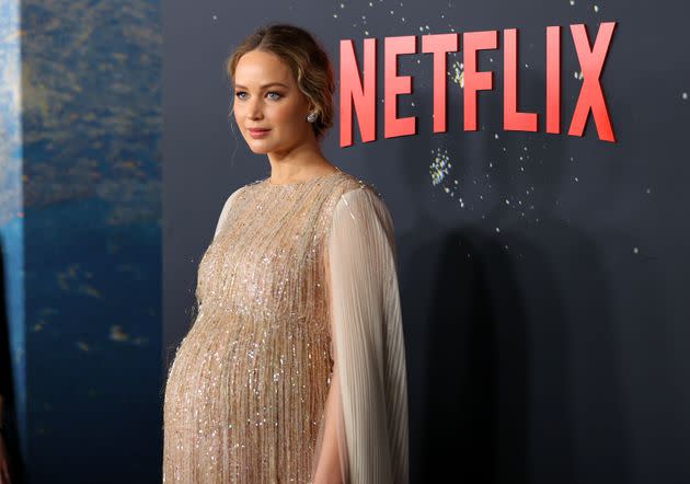 Jennifer Lawrence has welcomed her first child with her husband, Cooke Maroney, but is staying mum when it comes to details about the child. (Photo: Mike Coppola via Getty Images)