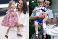<p>Princess Charlotte wore what appeared to be Prince Harry's decades-old red buckled shoes during the Cambridges' royal visit to Poland and Germany in 2017. <br></p>