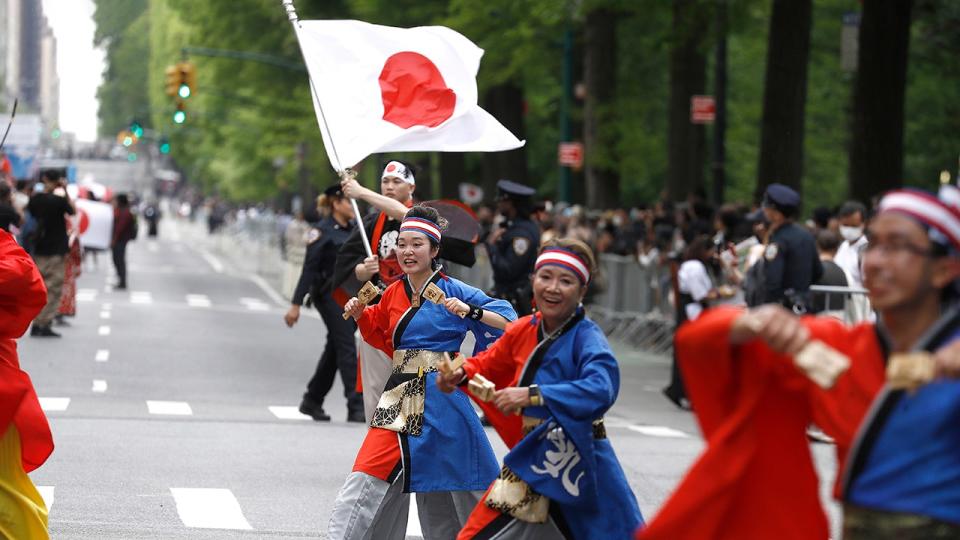 <div>Parade participants attend the Inaugural Japan Parade on May 14, 2022 in New York City. (Photo by John Lamparski/Getty Images)</div>