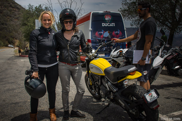 East Side Moto Babes: Stacie and Kristen