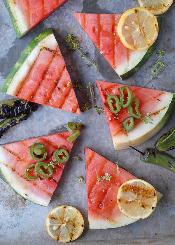 <strong>Get the <a href="http://boulderlocavore.com/grilled-watermelon-with-smoked-salt-and-jalapeno-rings/" target="_blank">Grilled Watermelon with Smoked Salt and Jalapeno Rings recipe</a> from Boulder Locavore</strong>