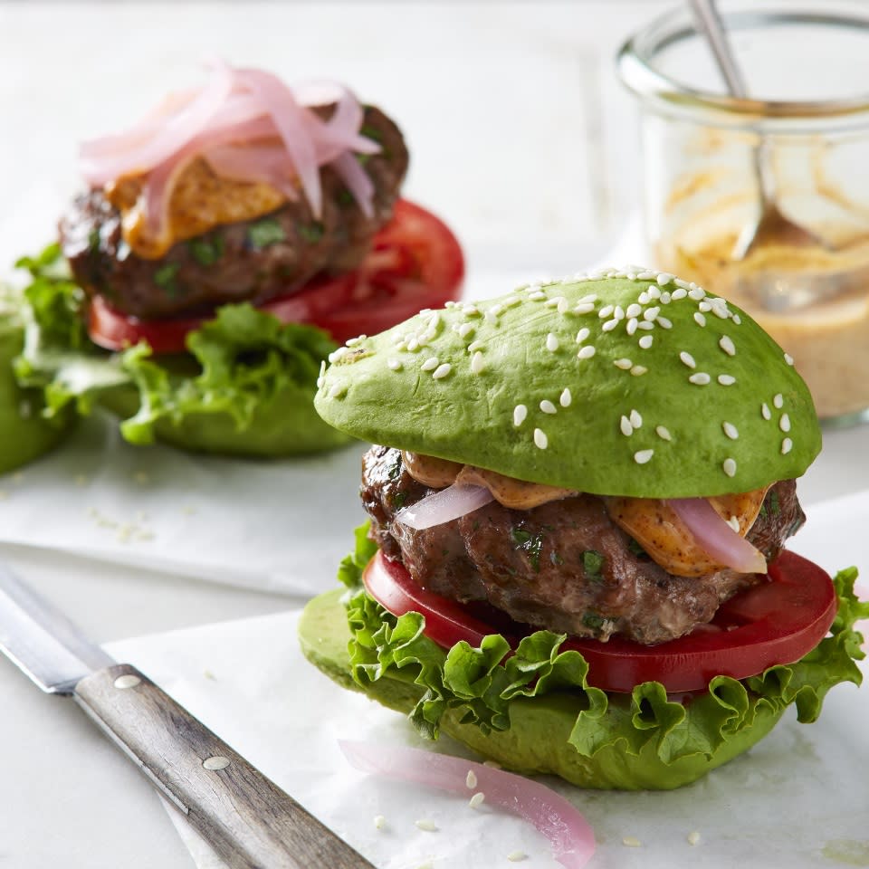 Avocado-Bun Turkey Sliders