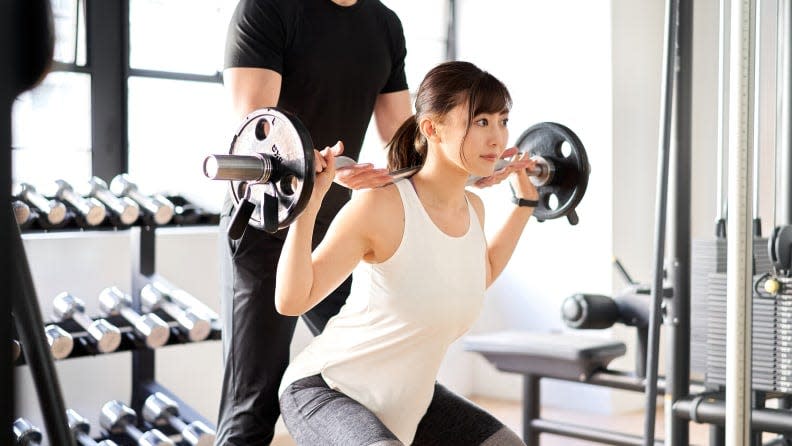 Credit:                      Getty Images / kazuma seki                                             Strength training is easy to start at home.