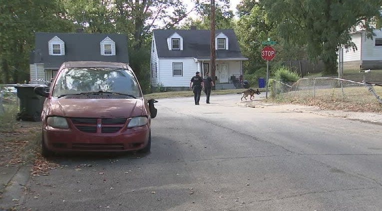 Crash near Eichelberger & Peach Tree