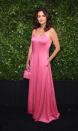 <p>Penélope Cruz shook things up with her wardrobe by wearing a silk jacquard Chanel dress for the CHANEL Tribeca Festival Artists Dinner.</p>