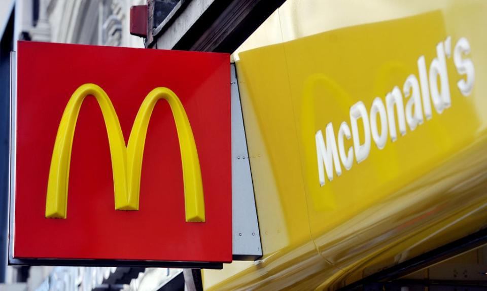 McDonald’s this week ran out of milkshakes and bottled drinks as it prioritised deliveries of other products (Nick Ansell/PA) (PA Wire)