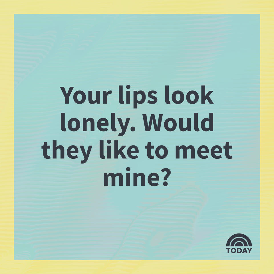 Cheesy pickup lines