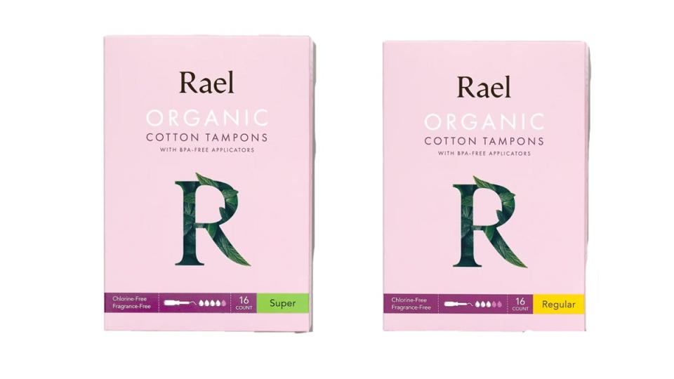 Organic sanitary products are super accessible at Rael.