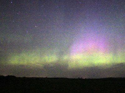 Raw Video: Aurora Boreals in time-lapse